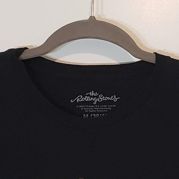 The Rolling Stones Graphic Black Tee Shirt Womens Size Medium - Picture 2 of 6